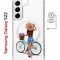Чехол-накладка Samsung Galaxy S22 (638522) Kruche PRINT Велосипедная прогулка