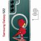Чехол-накладка Samsung Galaxy S22 (638522) Kruche PRINT Девочка с зонтом