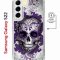 Чехол-накладка Samsung Galaxy S22 (638522) Kruche PRINT Sugar Skull