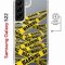 Чехол-накладка Samsung Galaxy S22 (638522) Kruche PRINT Warning