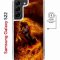 Чехол-накладка Samsung Galaxy S22 (638522) Kruche PRINT Конь огонь