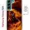 Чехол-накладка Samsung Galaxy S22 (638522) Kruche PRINT Конь огонь