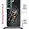 Чехол-накладка Samsung Galaxy S22 (638524) Kruche PRINT Тигриный глаз
