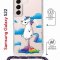 Чехол-накладка Samsung Galaxy S22 (638524) Kruche PRINT Flying Unicorn
