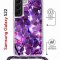 Чехол-накладка Samsung Galaxy S22 (638524) Kruche PRINT Purple leaves