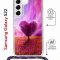 Чехол-накладка Samsung Galaxy S22 (638524) Kruche PRINT Pink heart