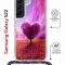Чехол-накладка Samsung Galaxy S22 (638524) Kruche PRINT Pink heart
