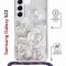 Чехол-накладка Samsung Galaxy S22 (638524) Kruche PRINT White roses