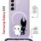 Чехол-накладка Samsung Galaxy S22 (638524) Kruche PRINT Angel Demon
