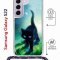 Чехол-накладка Samsung Galaxy S22 (638524) Kruche PRINT Черный кот
