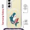 Чехол-накладка Samsung Galaxy S22 (638524) Kruche PRINT Акула