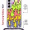 Чехол-накладка Samsung Galaxy S22 (638524) Kruche PRINT Абстракция Капли