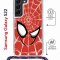 Чехол-накладка Samsung Galaxy S22 (638524) Kruche PRINT Человек-Паук красный