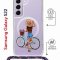 Чехол-накладка Samsung Galaxy S22 (638524) Kruche PRINT Велосипедная прогулка