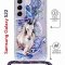 Чехол-накладка Samsung Galaxy S22 (638524) Kruche PRINT Грация
