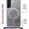 Чехол-накладка Samsung Galaxy S22 (638524) Kruche PRINT Skull White