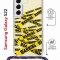Чехол-накладка Samsung Galaxy S22 (638524) Kruche PRINT Warning