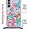 Чехол-накладка Samsung Galaxy S22 (638524) Kruche PRINT Макарон