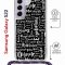 Чехол-накладка Samsung Galaxy S22 (638524) Kruche PRINT Заклинания