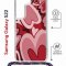 Чехол-накладка Samsung Galaxy S22 (638524) Kruche PRINT Сердечки