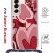 Чехол-накладка Samsung Galaxy S22 (638524) Kruche PRINT Сердечки