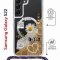 Чехол-накладка Samsung Galaxy S22 (638524) Kruche PRINT Крафтовые наклейки