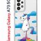 Чехол-накладка Samsung Galaxy A73 5G (638565) Kruche PRINT Flying Unicorn