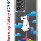 Чехол-накладка Samsung Galaxy A73 5G (638565) Kruche PRINT Flying Unicorn
