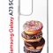 Чехол-накладка Samsung Galaxy A73 5G Kruche Print Donuts