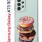 Чехол-накладка Samsung Galaxy A73 5G Kruche Print Donuts