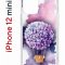 Чехол-накладка iPhone 12 mini Kruche Print Цветочный шар