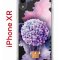 Чехол-накладка Apple iPhone XR (580656) Kruche PRINT Цветочный шар