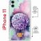 Чехол-накладка Apple iPhone 11 (598920) Kruche PRINT Цветочный шар