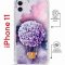 Чехол-накладка Apple iPhone 11 (598920) Kruche PRINT Цветочный шар
