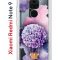 Чехол-накладка Xiaomi Redmi Note 9  (588931) Kruche PRINT Цветочный шар