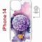 Чехол-накладка Apple iPhone 14  (625959) Kruche PRINT Цветочный шар