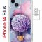Чехол-накладка Apple iPhone 14 Plus (625965) Kruche PRINT Цветочный шар