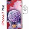 Чехол-накладка Apple iPhone 7 Plus (626141) Kruche PRINT Цветочный шар