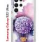 Чехол-накладка Samsung Galaxy S22 Ultra Kruche Print Цветочный шар