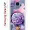 Чехол-накладка Samsung Galaxy S9  (580669) Kruche PRINT Цветочный шар