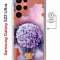 Чехол-накладка Samsung Galaxy S22 Ultra (634252) Kruche PRINT Цветочный шар