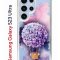 Чехол-накладка Samsung Galaxy S23 Ultra (638515) Kruche PRINT Цветочный шар