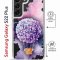 Чехол-накладка Samsung Galaxy S22 Plus (638527) Kruche PRINT Цветочный шар