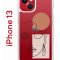 Чехол-накладка Apple iPhone 13 (606542) Kruche PRINT Эскиз