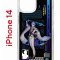 Чехол-накладка Apple iPhone 14  (625957) Kruche PRINT Аято Геншин