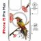 Чехол-накладка Apple iPhone 15 Pro Max (641580) Kruche PRINT Колибри