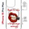 Чехол-накладка iPhone 15 Pro Max Kruche Magrope Print Red lipstick