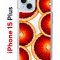Чехол-накладка Apple iPhone 15 Plus (641587) Kruche PRINT Orange