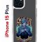 Чехол-накладка Apple iPhone 15 Plus (641587) Kruche PRINT Джокер