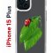 Чехол-накладка Apple iPhone 15 Plus (641587) Kruche PRINT Ladybug